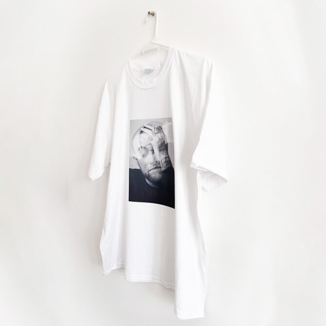 mac miller remera blanca