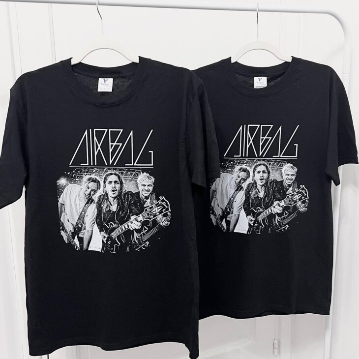 Remera Airbag diseño blanco