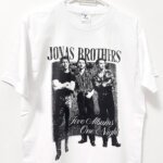 Remera Jonas Brothers diseño negro