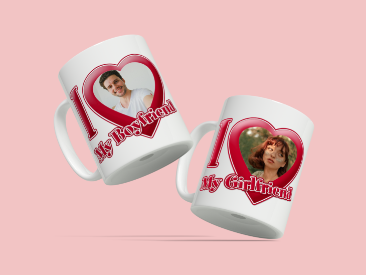 Pack de 2 Tazas "I Love My Girlfriend" - "I Love My Boy" - Imagen 2
