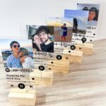 Acrílico personalizado foto y canción estilo Spotify