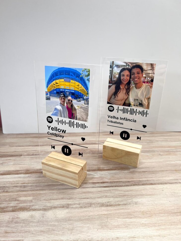 Acrílico personalizado foto y canción estilo Spotify - Imagen 3
