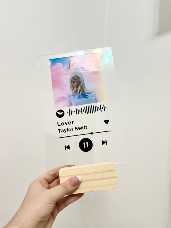 Acrílico personalizado foto y canción estilo Spotify - Imagen 2
