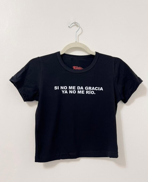 Babytee Lali “Si no me da gracia, ya no me río”