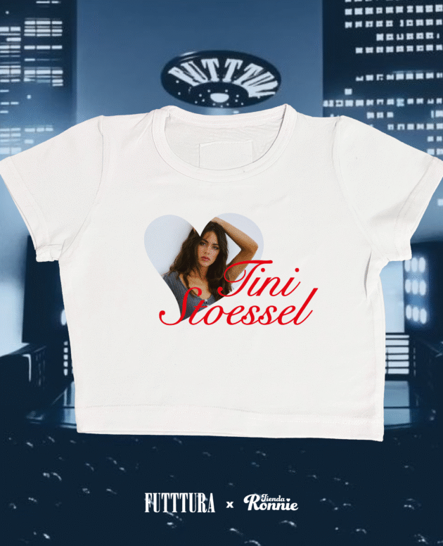 Remera o Babytee Tini Stoessel – Diseño Corazón