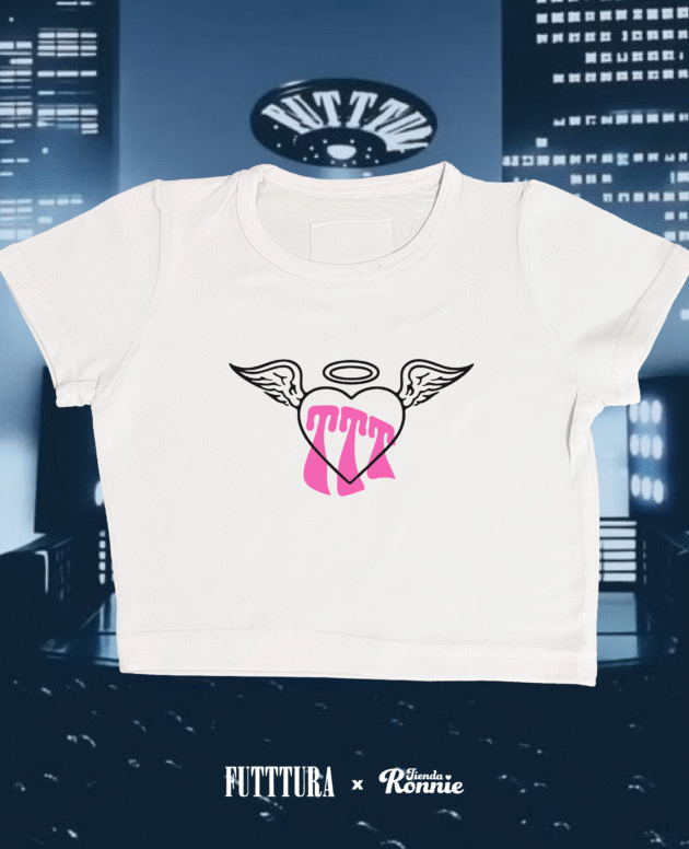 Remera o Babytee Tini Corazón Alas – Diseño Triple T