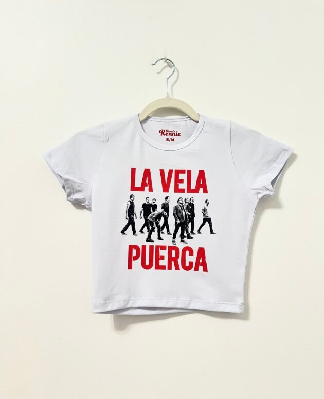 Babytee La Vela Puerca Rojo & Negro