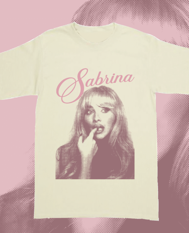 Remera "Sabrina Carpenter" - Estética Retro & Coquette