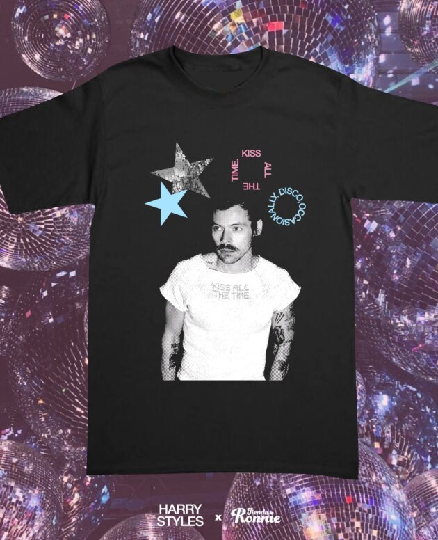 Remera Harry Styles Disco Collage