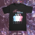 Remera Harry Styles Retro Triple