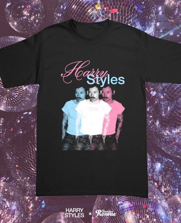 Remera Harry Styles Retro Triple