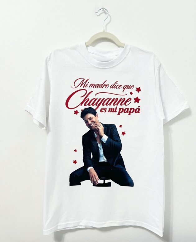 Remera Personalizada Chayanne "Es mi papá"