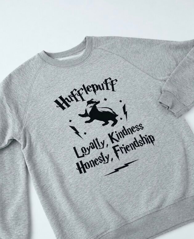 Buzo Hufflepuff Tejón - Loyalty, Kindness, Honesty, Friendship