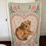 Manta con tu mascota personalizada