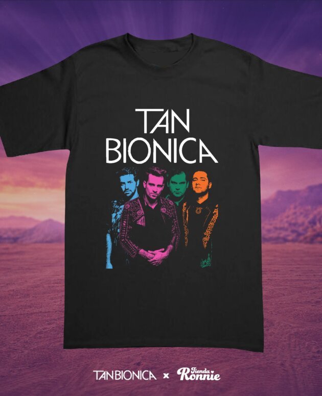 Remera Tan Biónica - Diseño Grupal Pop Art