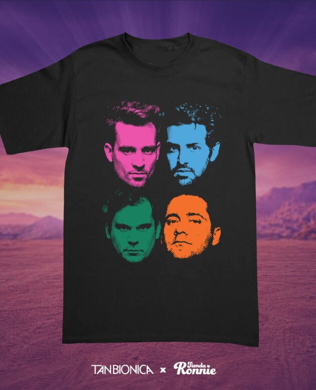 Remera Tan Biónica - Banda Pop Art