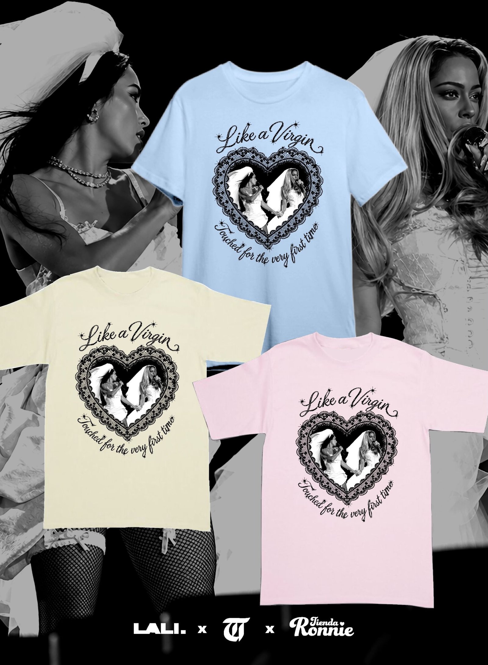 Remera Lali y Tini Like a Virgin